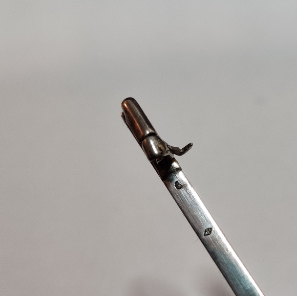 Antique Edwardian French Bar Pin Sterling Silver - Picture 10 of 14